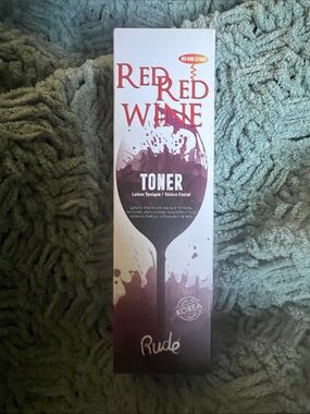 RUDE Red Red Wine Toner — New n sealed